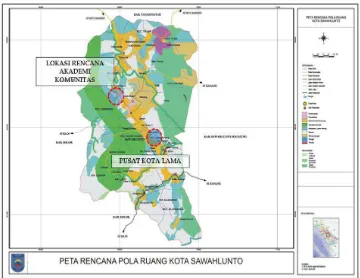 Gambar 3.2.1. Peta Rencana Pola Tata Ruang Kota Sawahlunto 