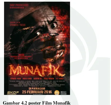 Gambar 4.2 poster Film Munafik 