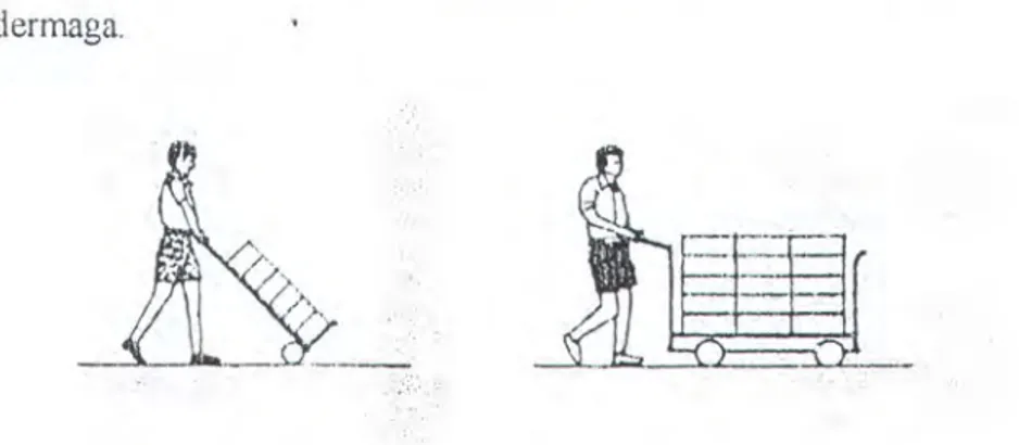 Gambar 2.4  Gerobak dorong (Kramadibmta,  1985) 