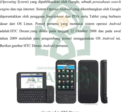 Gambar 2.1. HTC Dream