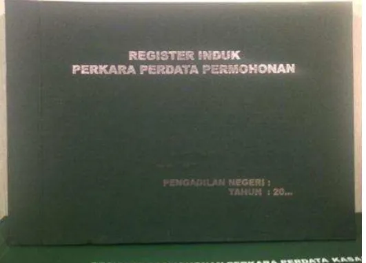 GAMBAR REGISTER PERKARA PERDATA PN TAHUN 2014 