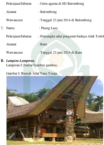 Gambar I: Rumah Adat Tana Toraja