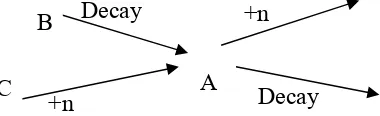 Gambar 2 Prinsip keseimbangan nuklida A. 