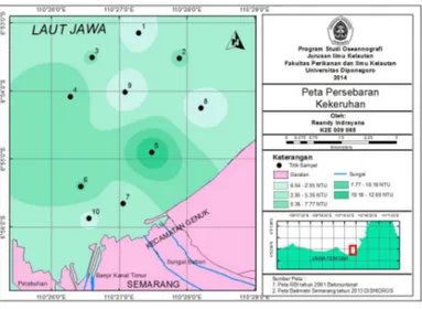 Gambar 8.PersebaranKekeruhan 