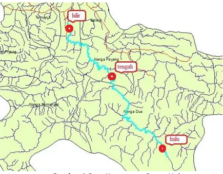 Gambar 1 Peta Kecamatan Bunut Hulu 