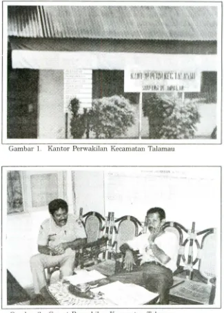 Gambar 1. Kantor Perwakilan Kecamatan Talamau 