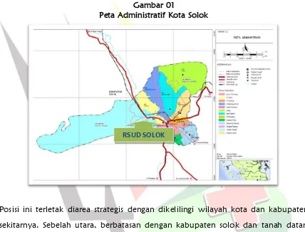 Gambar 01 Peta Administratif Kota Solok 