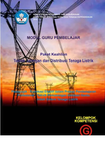 Modul Guru Pembelajar Paket Keahlian Teknik Jaringan Dan Distribusi ...