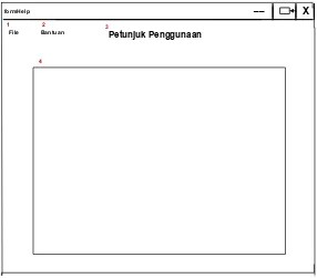 Gambar 3.11 Rancangan Interface Form help 