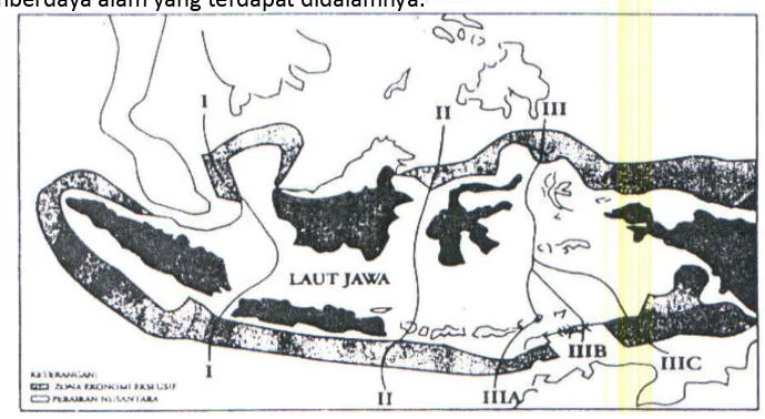 Gambar 3.10. Wilayah Pembagian ALKI 