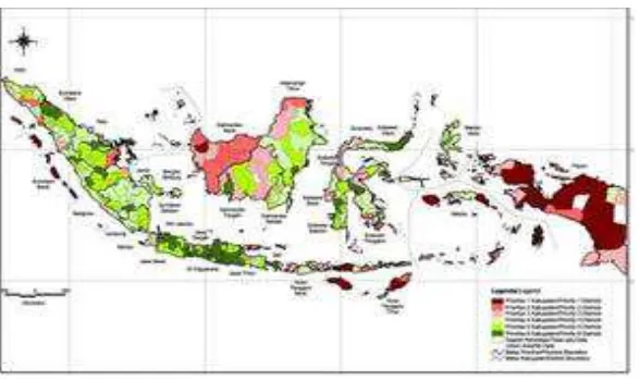Gambar 13 Peta  Ketahanan Pangan Indonesia  