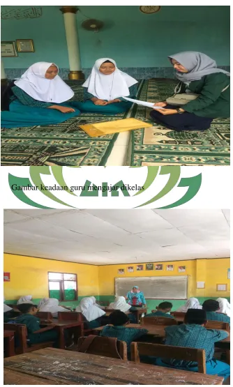 Gambar keadaan guru mengajar dikelas 