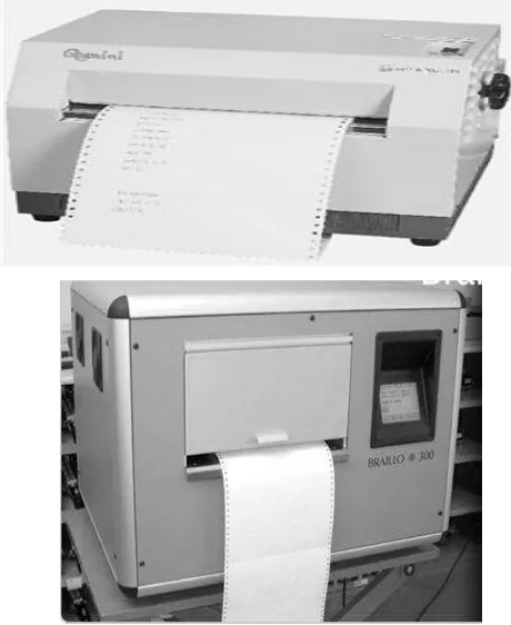 Gambar 1. 12: Mesin cetak (printer) Brailler Emboser Tuna Netra 