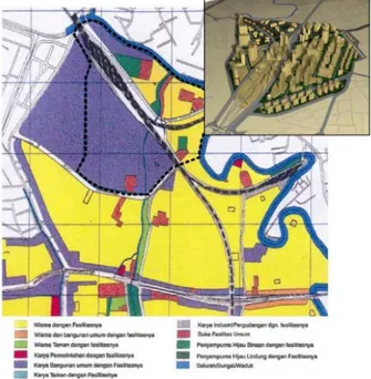 Gambar 2 Rencana Kawasan Manggarai, sumber PSUD