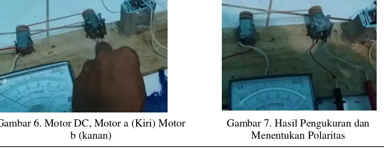 Gambar 6. Motor DC, Motor a (Kiri) Motor 