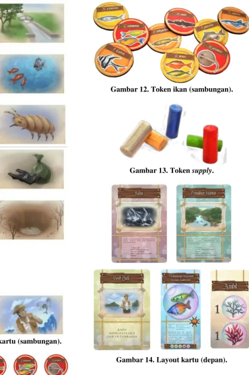 Gambar 12. Token ikan (sambungan). 