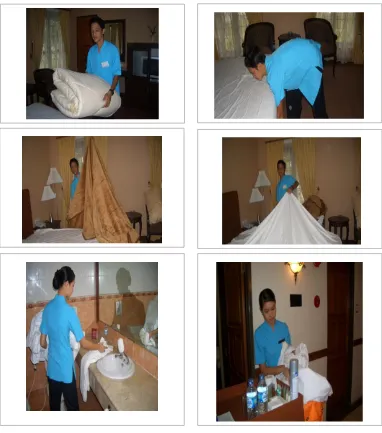 Gambar 14. Stripping The Bed/Mengambil Linen Kotor 