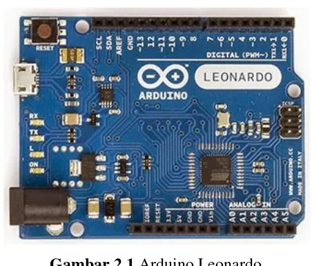 Gambar 2.1 Arduino Leonardo 
