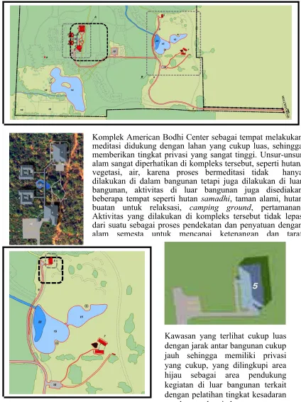 Gambar 1. Site Plan American Bodhi Center