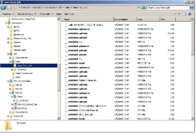 Gambar 4.5 “File” geodatabase di Windows Explorer 