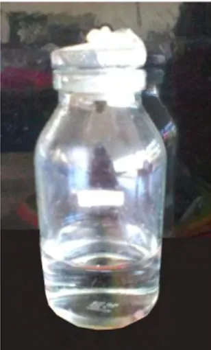 Gambar 4.1 Larutan Standar Kafein 20 mg/L dalam  pelarut air 