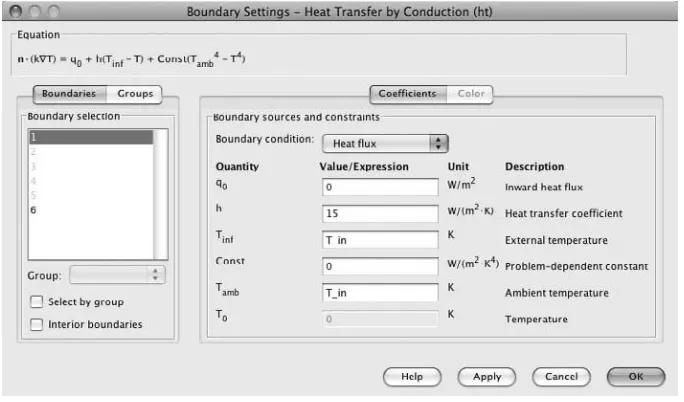 FIGURE 1.46 Filled-in 1D triple-pane Boundary Settings window for boundary 1