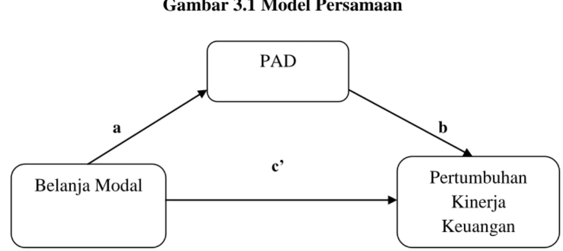 Gambar 3.1 Model Persamaan 