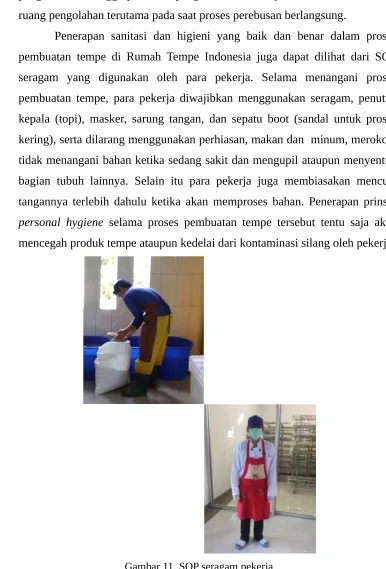 Gambar 11. SOP seragam pekerja