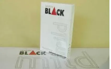 Gambar 4 : kemasan rokok djarum black mild 