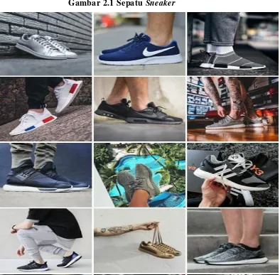 Gambar 2.1 Sepatu Sneaker 