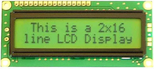 Gambar 2.6 LCD (Liquid Cristal Display) 
