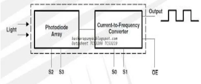 Gambar 2.11 Blog Diagram Fungsional TCS3200 dan TCS3210 