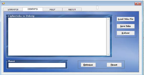 Gambar 5. Form Enkripsi 