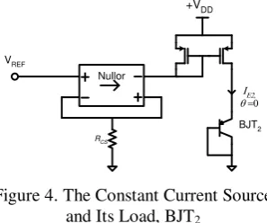 Figure 4. The Constant Current Source  