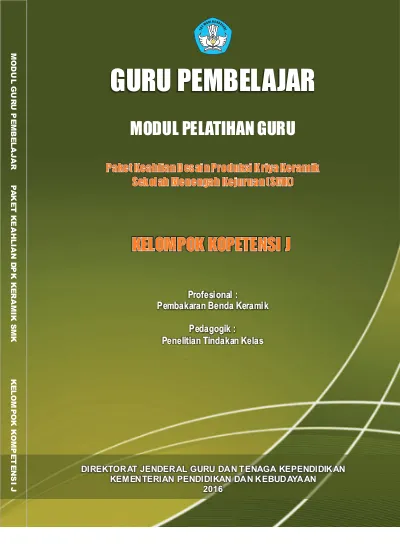 DIREKTORAT JENDERAL GURU DAN TENAGA KEPENDIDIKAN KEMENTERIAN PENDIDIKAN ...