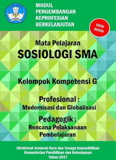 MODUL PENGEMBANGAN KEPROFESIAN BERKELANJUTAN MATA PELAJARAN SOSIOLOGI ...