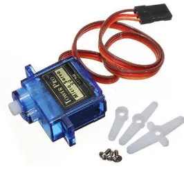 Gambar 2.10 Bentuk fisik motorservo standard 