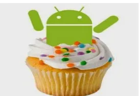 Gambar 2.2 Logo  Android Cupcake (Versi 1.5) 