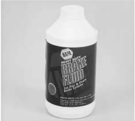 Figure 10.The DOT number is always clearly statedon a container of brake ﬂuid.