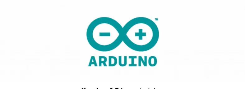 Gambar 2.7 Logo Arduino (Sumber : http://eprints.undip.ac.id/41662/8/BAB_2.pdf. Diakses Pada 9 Mei 2016) 
