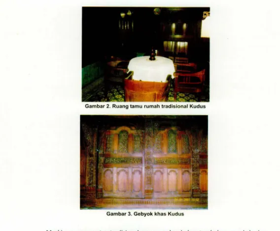 Gambar 3 .  Gebyok khas  Kudus 