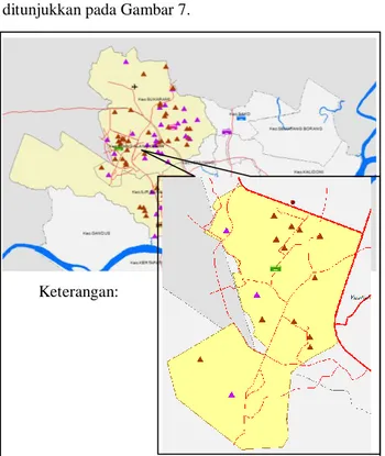 Gambar 7. Sebaran Perumahan di Kasiba-Lisiba  Talang Kelapa Kota Palembang 