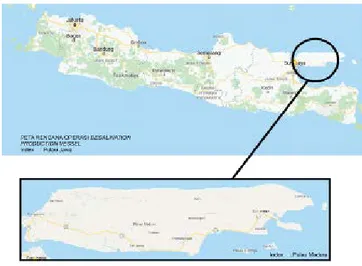 Gambar 1. Peta Pulau Madura  B.  Teori Desain Kapal 