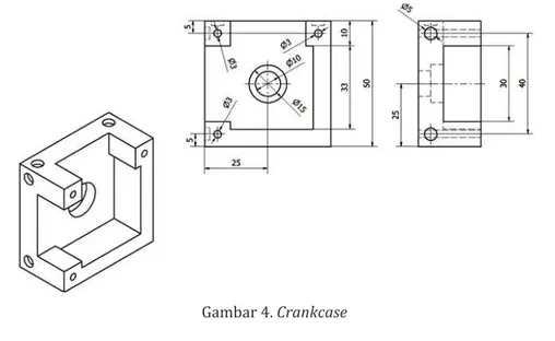 Gambar 4. Crankcase