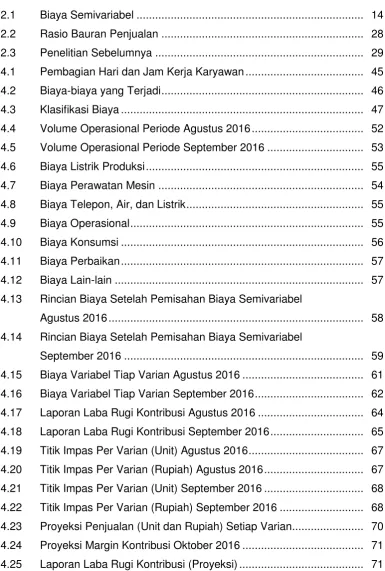 Tabel  