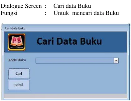 Gambar 4.5. Screen-entry Cari BPBG 