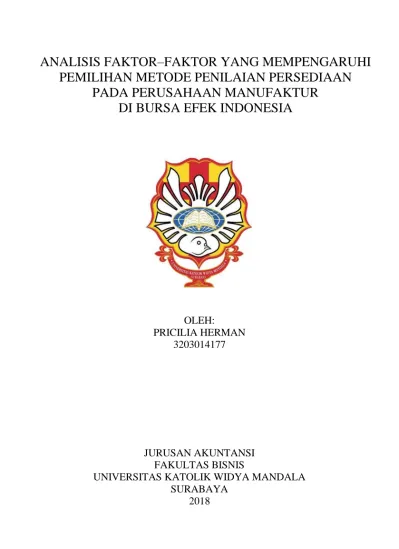 Analisis faktorfaktor yang mempengaruhi pemilihan metode penilaian