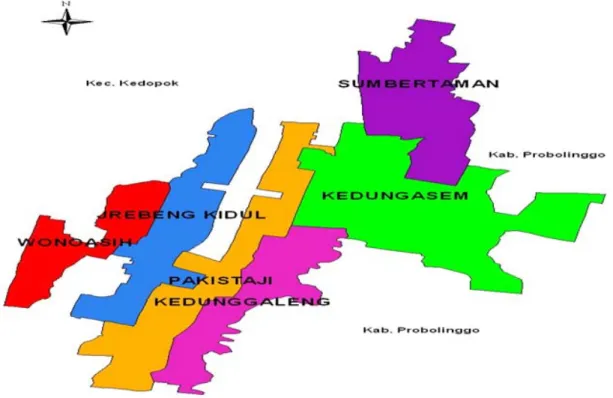 Gambar 1. Peta Wilayah Kecamatan Wonoasih