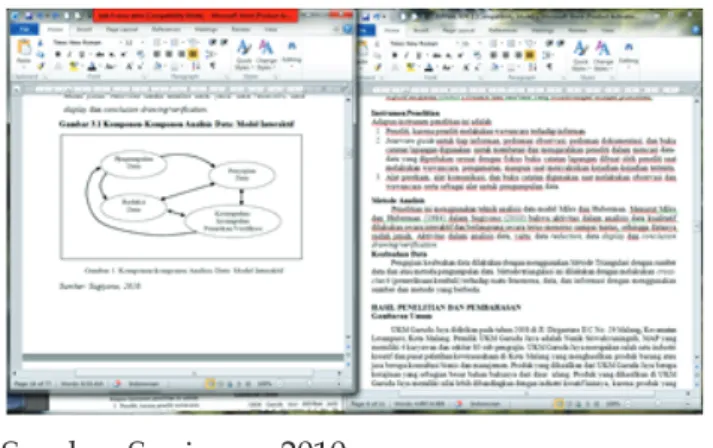 Gambar  1  Komponen-komponen  Analisis  Data  Model Interaktif