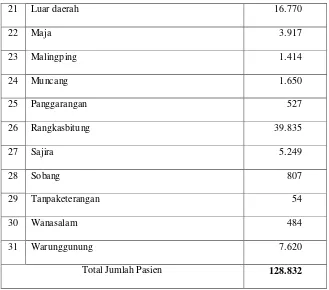 Tabel 4.6 Pola Sepuluh Besar Penyakit Rawat Jalan Di RSUD Dr. Adjidarmo 